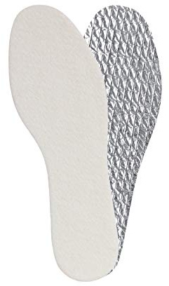 Kaps Superweiche und warme Alu-Einlegesohlen für den Winter mit Aluminium Unterseite zur Isolierung, hergestellt in der EU, verschiedene Größen (39 EUR / 6 UK Damen)