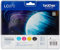 Brother Tintenpatronen Value Pack (Viererpack, Farbe: cyan / gelb / magenta / schwarz) für Lc970