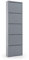 Hogar Decora Zapatero Metálico Gris 5 Puertas, Modelo Cabana