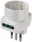 Vimar RI.00322B Adattatore multiplo SICURY 250 V~, spina piccola 10A standard IT S11, 2 prese piccole 10A standard IT P11, 1 presa grande 16A standard IT P30