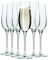 Maxwell & Williams Vino Champagne Flutes, Glass, 180 ml, Set of 6 Champagne/ Prosecco Glasses in Gift Box