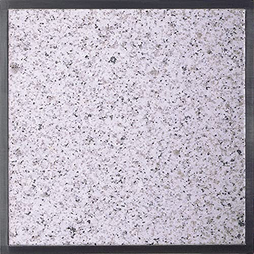 IDEENREICH Granitfeld klein, 25 x 25 x 1,2 cm, Bianco Cristall, 1 Stück