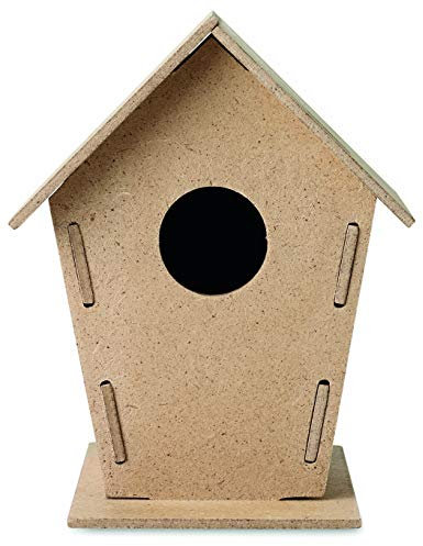 Vogelhaus zum selbst zusammen bauen aus MDF gefertigt, Nistkasten und Futterstation von notrash2003
