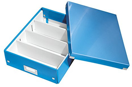 Leitz Organiser Box, Click and Store Range 60580036 - Medium, Blue