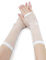 sourcing map Damen Fingerlose Mesh 1980er Kostümparty Kostümzubehör Netzhandschuhe 2 Paar Weiß Long-2 Pairs