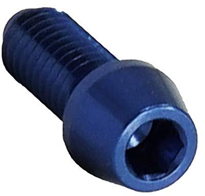 Fantic26 Alu Einstellschraube Schaltwerk Umwerfer M4 (blau, 13mm)