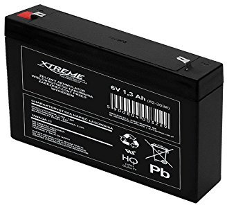 Xtreme Lead Acid Battery Gel Battery 6 V 1.3 Ah