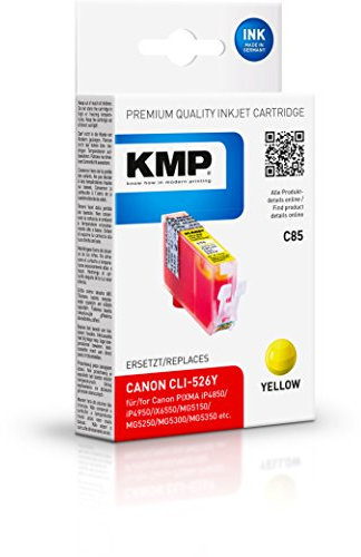 KMP Tintenkartusche für Canon PIXMA MG8150 , C85, yellow
