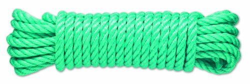 Chapuis PC3 Corda intrecciata in polipropilene - 1,5 T - Diametro 10 mm - Lunghezza 7,5 m - Verde