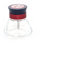 TWSBI Diamond ink bottle,Tintenfass,inkwell,Glas & Aluminium/Farbe Rot