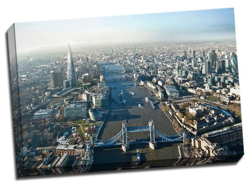 London Skyline Leinwand Wand Kunstdruck groß 76,2 x 50,8 cm
