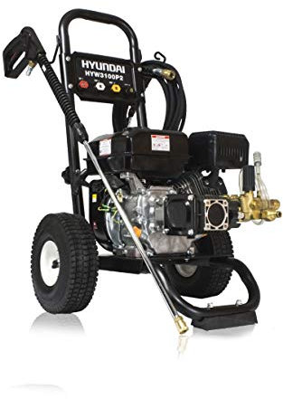 Hyundai 3100psi Commercial Petrol Pressure Washer with Annovi Reverberi Triplex Pump – 212cc 4-Stroke Engine, 10L/min Flow, Turbo Nozzle & Quick-Connect Lance | HYW3100P2