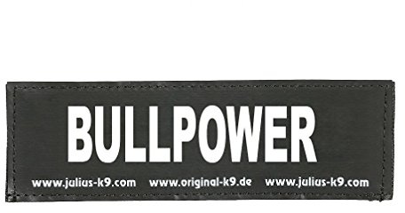 Interchangeable Patches, 1 pair, BULLPOWER, Size: Large, Black