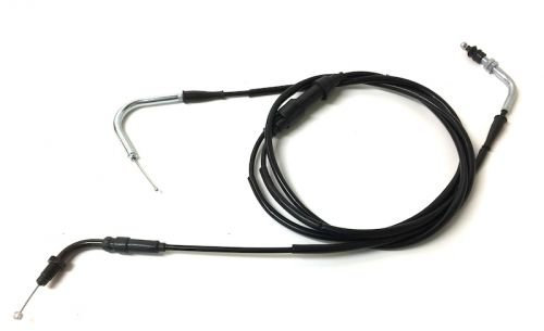 Gaszug Bowdenzug passend für SYM Jet 50, Basix, Mask, Euro X, Red Devil 50 – Länge ca. 170/197 cm – Hochwertiger Ersatz für Modelle ab 2000