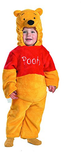 DISGUISE Winnie The Pooh Deluxe 2-Sided Plush Jumpsuit Costume - Medium (3T-4T)