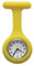 Boolavard Affaire Infirmière de Silicone Docteur Tunique Montre Broche (Jaune)