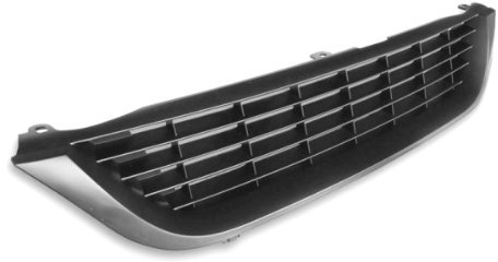 KG508B-2 - SCHWARZ Kühlergrill Kühlergitter Frontgrill Sport Grill ohne Emblem Sportgrill Frontmaske