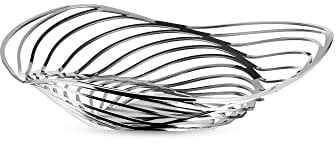 Alessi ACO02 Trinity Basket, 18-10 Steel Silver