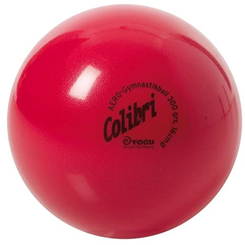 TOGU Unisex – Erwachsene Colibri-Aero-Ball Gymnastikball, rot, 16 cm
