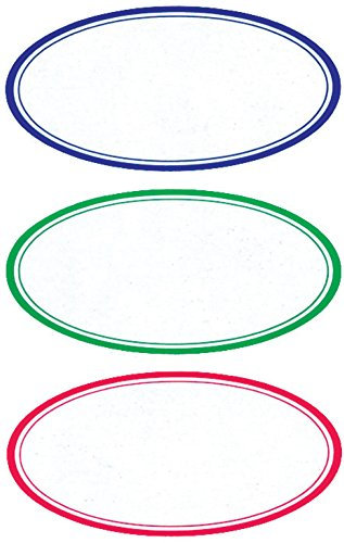 AVERY Zweckform 3742 Marmeladen Etiketten, selbstklebend (wiederablösbare Haushaltsetiketten, 35x70 mm, 9 ovale Aufkleber auf 3 Bogen) bunt