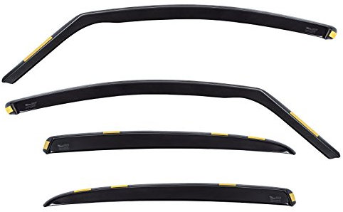 HEKO-26138 (4 pièce) anteriore posteriore Coupe-Vent pour Peugeot 407 4 on 4-Porte