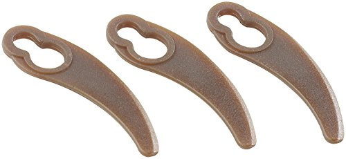 AGT Zubehör zu Rasenmaeher: 3er-Set Ersatzklingen für Luftkissen-Rasenmäher LKR-100 (Garten Rasenmäher, Kompakt, Rasentrimmer)