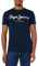 Pepe Jeans Herren Original Stretch N T Shirt, 595marineblau, L EU
