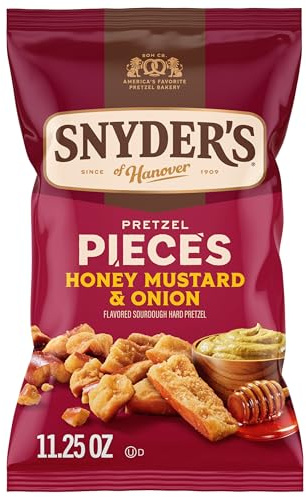 Snyder's of Hanover Pretzel Pieces, Honey Mustard and Onion, 11.25 Oz