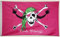 Flagge Fahne Pirat Pirate Princess Prinzessin - 90 x 150 cm