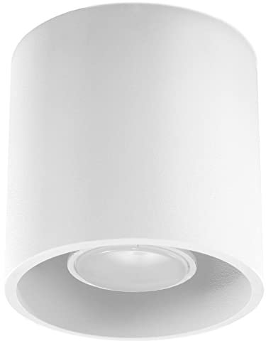 SOLLUX Hängelampe Orbis Downlight Deckenleuchte - Moderne Design Pendelleuchte, GU10 für Esstisch - Weiß 10 x 10 x 10 cm
