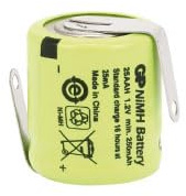 GP Akku 1/3 AA 1,2V/250mAh, 1,2V, 250mAh, Ni-MH