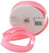 Inastri 25/5/5 mm Baumwollschrägband, Pinkfarbenfarben, weiß gepunktet 264