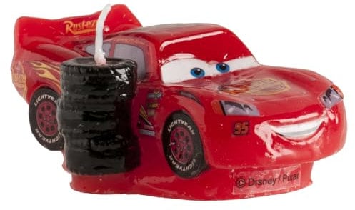 Dekora Kuchendeko Geburtstag | Disney Pixar Cars Geburtstagskerze Kinder-8,5 cm, Mehrfarbig