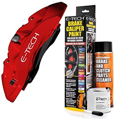 E TECH BRAKE CALIPER PAINT SET - RED