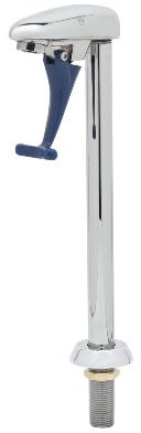T&S Brass B-1210-01 Glass Filler, 10-Inch Deck Mount Pedestal, 1/2-Inch Npt Male Shank