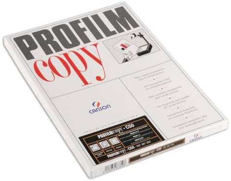 Canson Profilm-Copy A4 Transparent Photocopiable Film for Overhead Projection (Pack of 100)