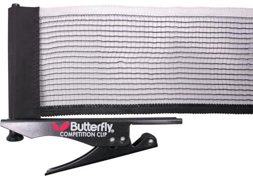 Butterfly Competition Clip Table Tennis Net and Post Set