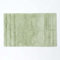 HOMESCAPES Tapis de Bain antidérapant 50 x 80cm, Tapis Salle de Bain en Pur Coton Ultra Doux, Couleur Vert Sauge