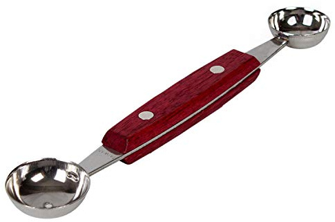 Excellante Deluxe Stainless Steel Melon Baller with Wood Handle