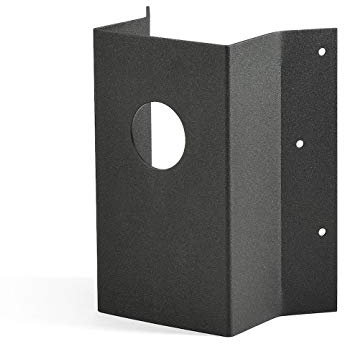 Konstsmide Eckbefestigung 448-750 / B: 11cm T: 5cm H: 19cm / / lackiertes Aluminium / matt-schwarz