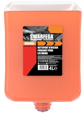 Swarfega Orange – Industrial Hand Cleaner – 4 L Refill – Solvent‑Free – for Professional Use only
