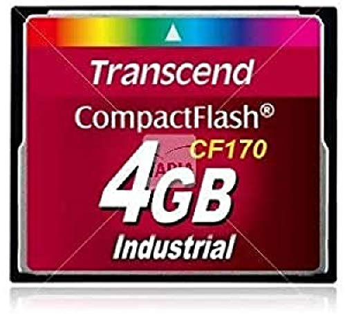 Transcend TS4GCF170 4GB CompactFlash Class 6 memory card - memory cards (CompactFlash, -25-85 °C, -40-85 °C, 0-95%, 0-95%, Class 6)
