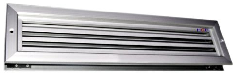 Lüftungsgitter LG-4207 DORAA Lamellengitter 465 x 120 mm Alu F1 Eloxiert