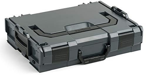 Bosch Sortimo L-Boxx 102 in Anthrazit Werkzeugkoffer Set | Innovatives Transportsystem | Bosch Werkzeugkoffer Größe 1 Leer | Kompatibel mit L-Boxx
