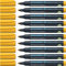 Schneider Maxx 133 Permanent-Marker mit Keilspitze (Strichstärke: 1-4 mm, nachfüllbar) 10er Packung gelb