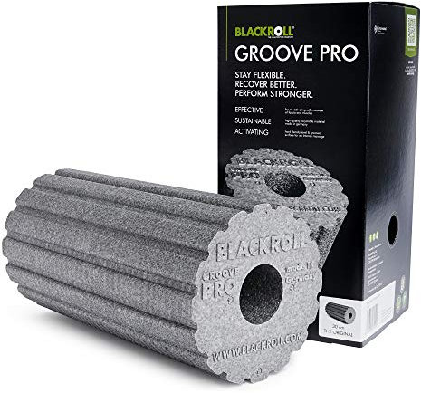 Blackroll brgrpgyc Rouleau d'auto-massage, unisexe – Adulte, Gris, 15 x 15 x 30 CM