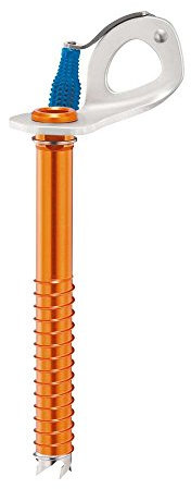 PETZL 17cm Laser Speed Light-Tornillo para Hielo con Bola integrada (17 cm), Multicolor, 17