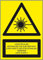LEMAX® Warn-Kombischild Laserstrahlung... Laser Klasse 4, DIN, Folie, 150x200mm