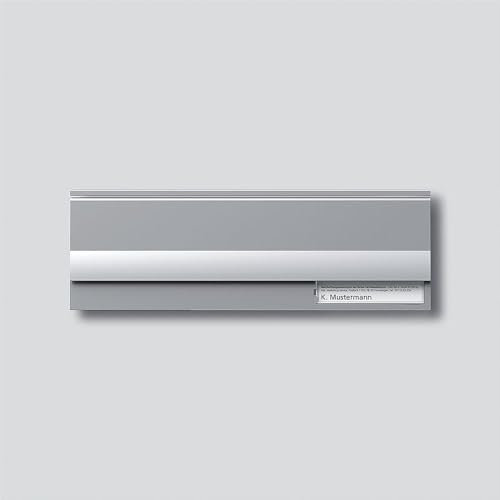 Siedle 2543206 Briefklappenmodul BE 611-3/1-0 SM, silber-metallic