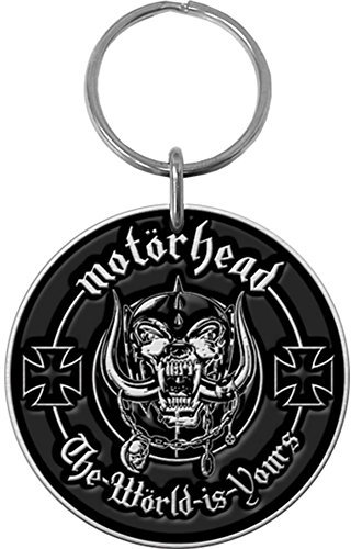 Motorhead The World Is Yours Metal Key Chain Silver